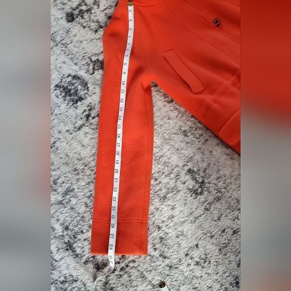 J. Crew Orange Stadium Cloth Nello Gori Wool Blend Coat - Picture 5 of 7